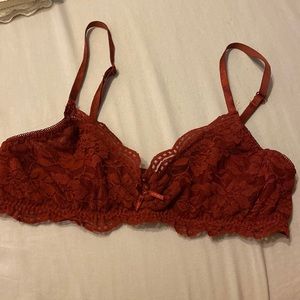 Rust Lace Bralette